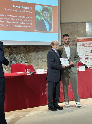 Il nostro dottorando Davide Maghini vince il premio di studio ASSOFOND 2024