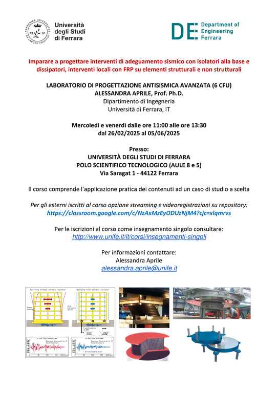 Laboratorio Progettazione Antismica