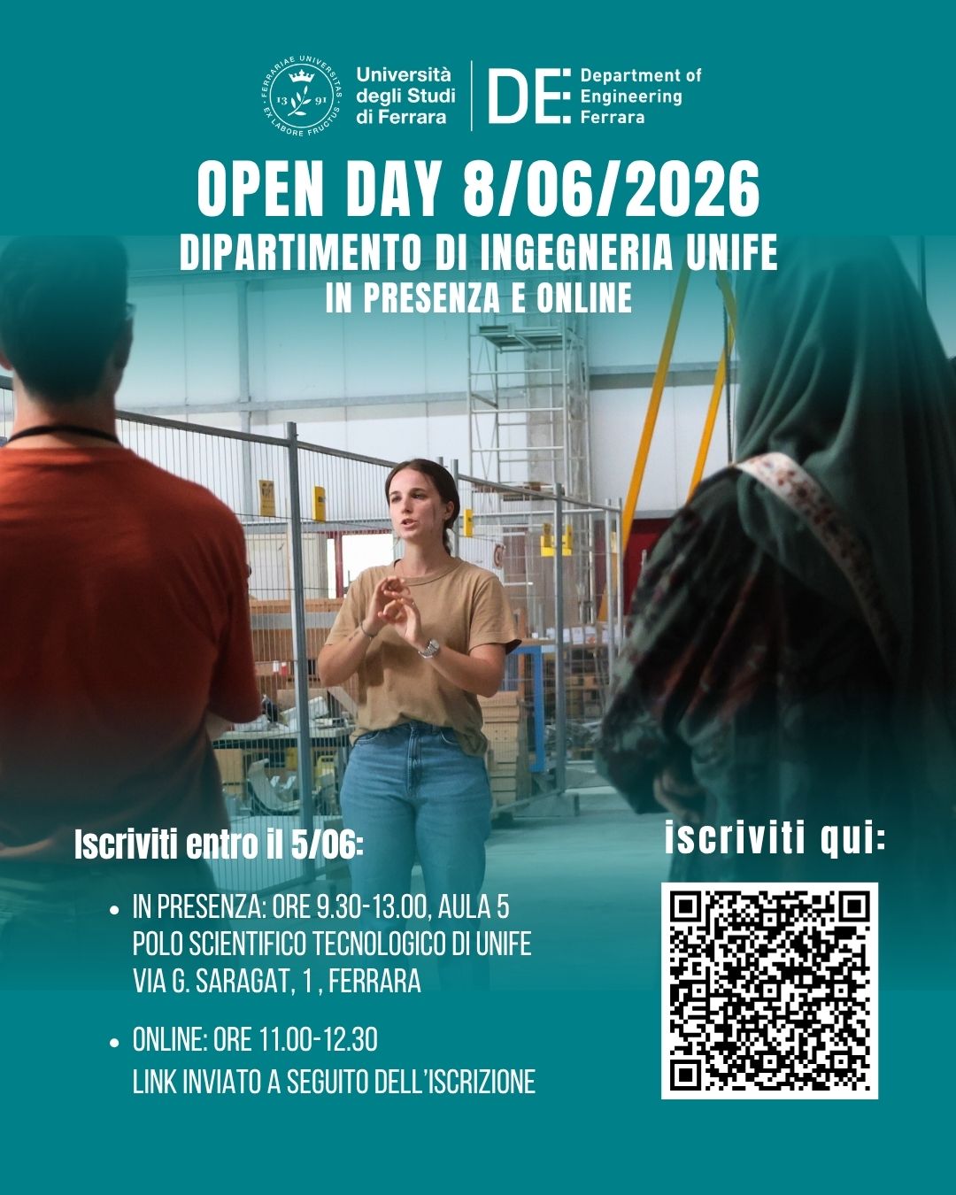 Open Day 8 giugno 2026