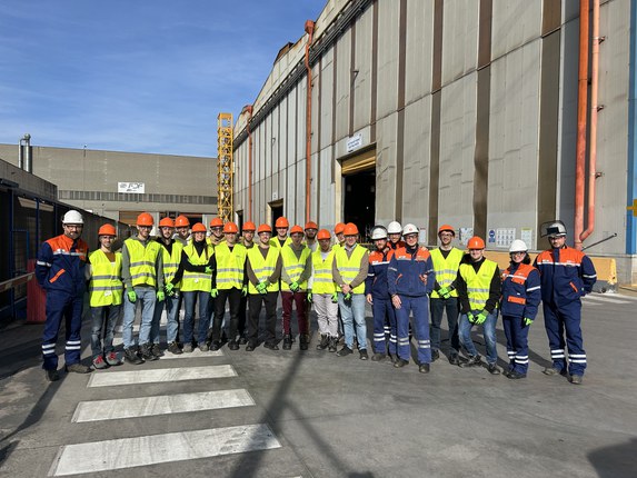 Il corso di Processi Metallurgici ed Innovazione di Prodotto in visita presso NMLK Verona